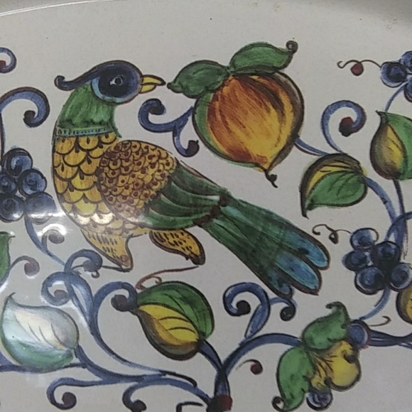 Hand- painted Platter/ Dish - Picture 2 of 4